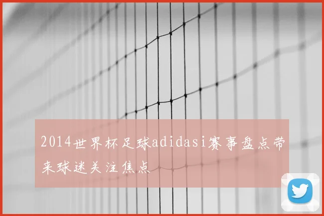 2014世界杯足球adidasi赛事盘点带来球迷关注焦点